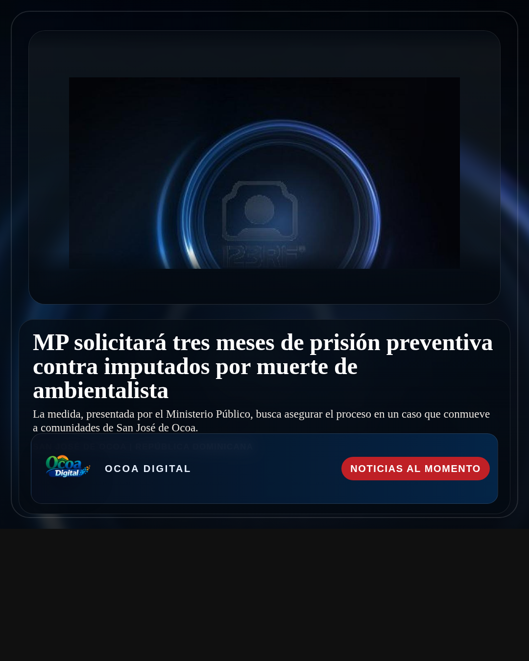 MP solicitará tres meses de prisión preventiva contra imputados por muerte de ambientalista