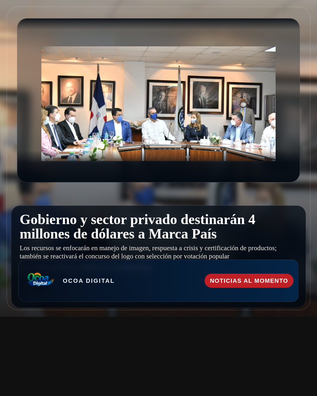 Gobierno y sector privado destinarán 4 millones de dólares a Marca País