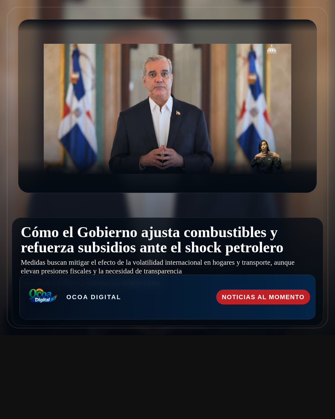Cómo el Gobierno ajusta combustibles y refuerza subsidios ante el shock petrolero