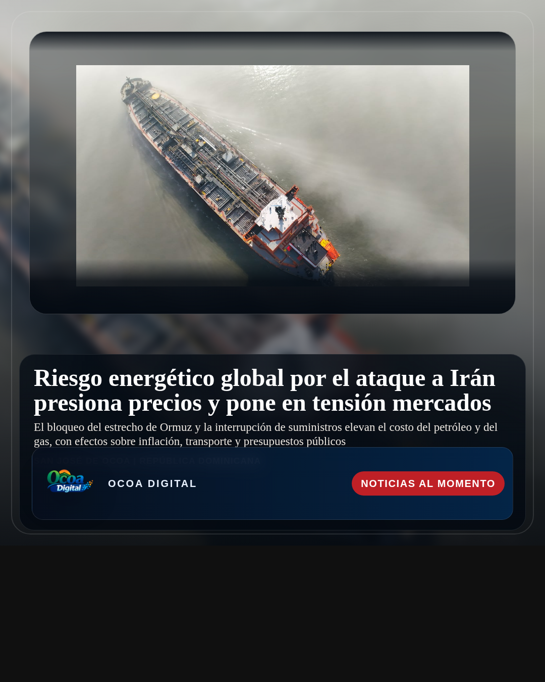 Riesgo energético global por el ataque a Irán presiona precios y pone en tensión mercados