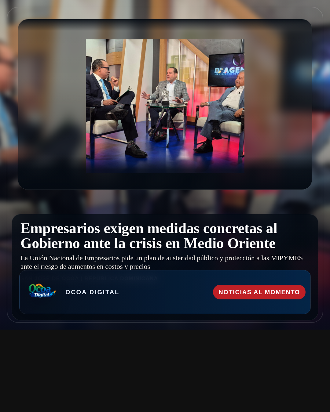 Empresarios exigen medidas concretas al Gobierno ante la crisis en Medio Oriente