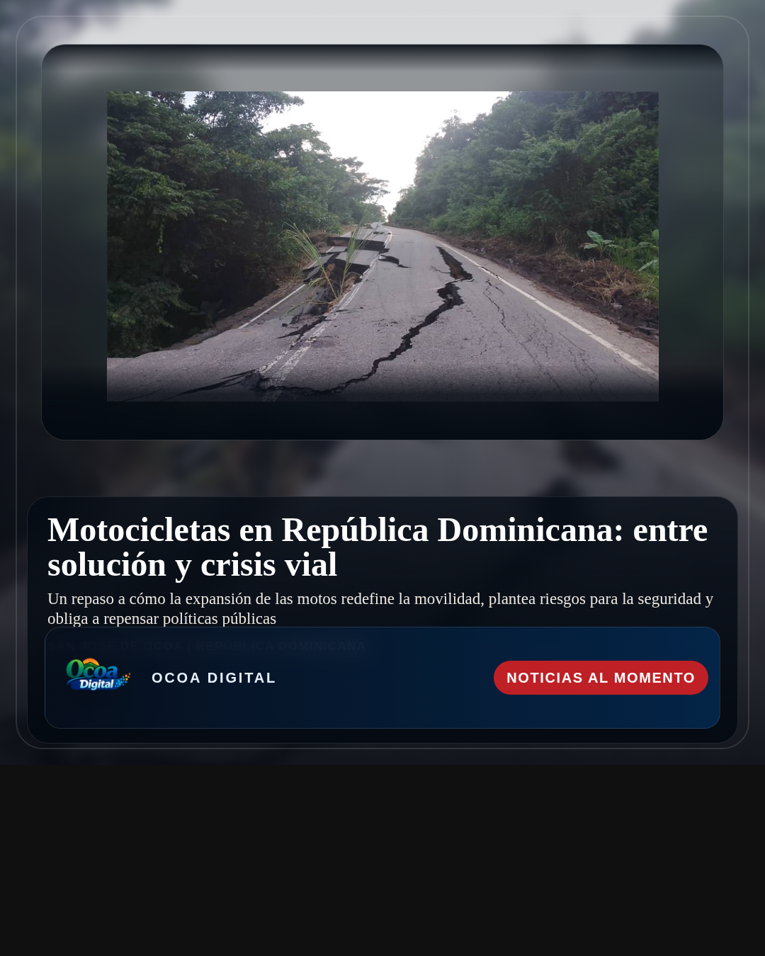 Motocicletas en República Dominicana: entre solución y crisis vial