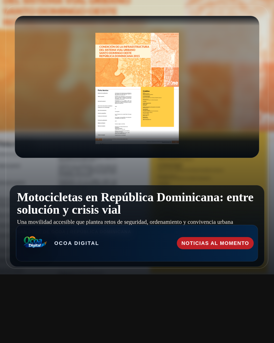Motocicletas en República Dominicana: entre solución y crisis vial
