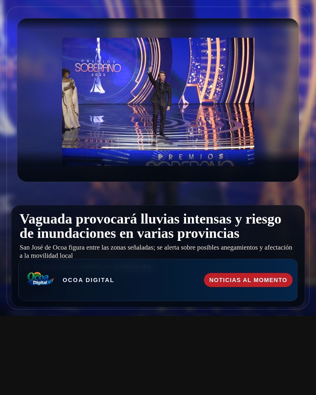 Vaguada provocará lluvias intensas y riesgo de inundaciones en varias provincias