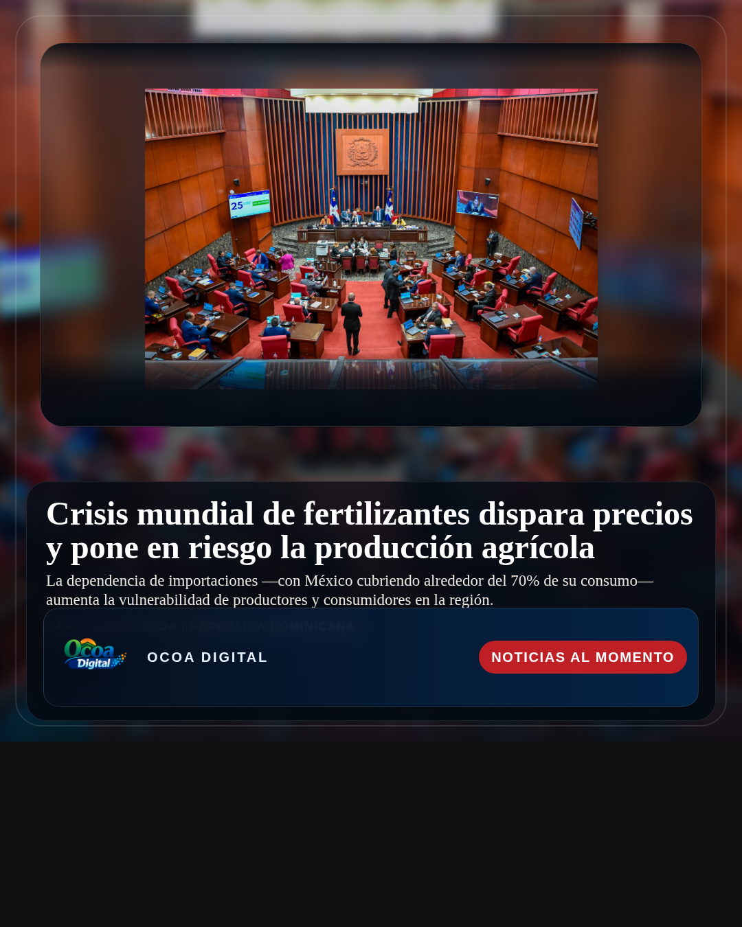 Crisis mundial de fertilizantes dispara precios y pone en riesgo la producción agrícola