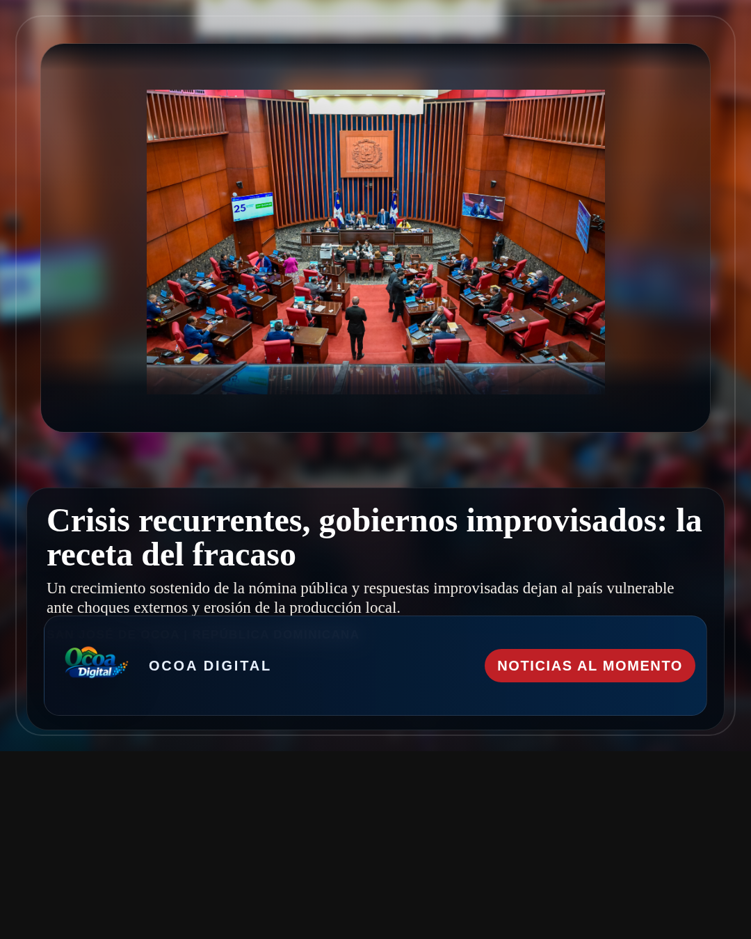 Crisis recurrentes, gobiernos improvisados: la receta del fracaso