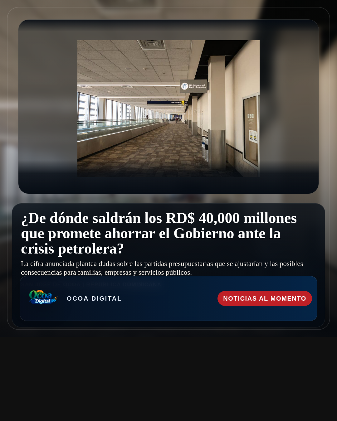 ¿De dónde saldrán los RD$ 40,000 millones que promete ahorrar el Gobierno ante la crisis petrolera?