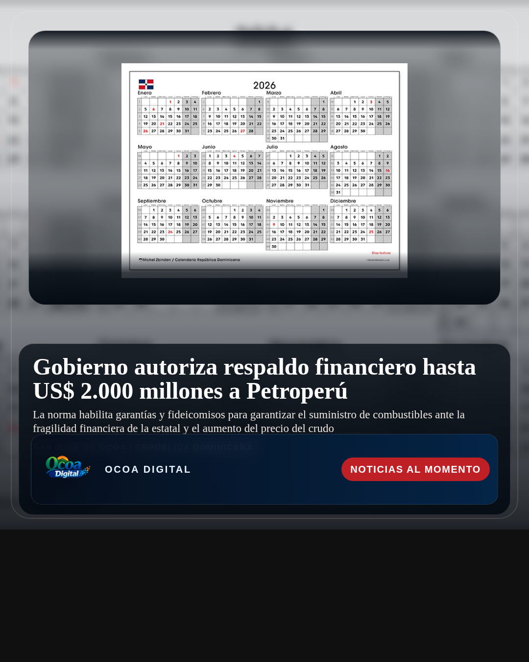 Gobierno autoriza respaldo financiero hasta US$ 2.000 millones a Petroperú