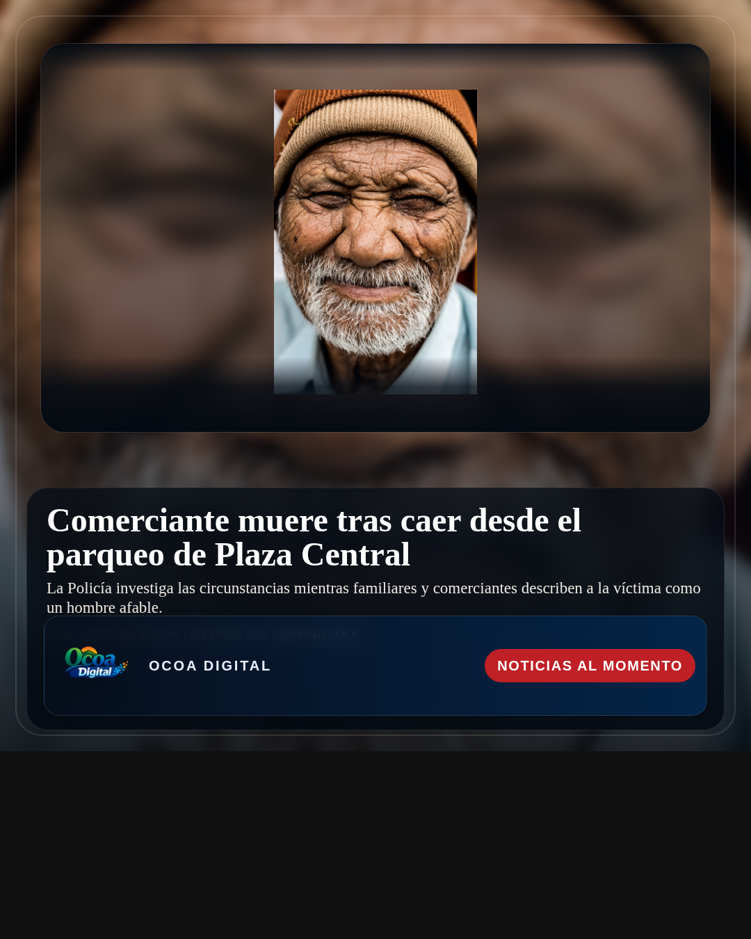 Comerciante muere tras caer desde el parqueo de Plaza Central