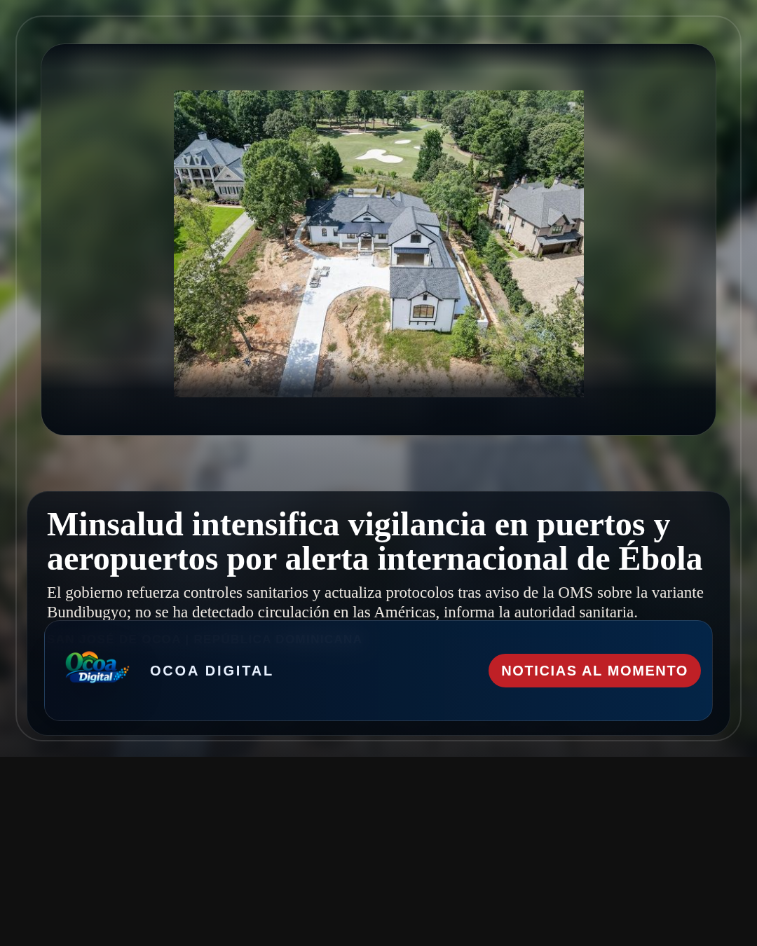 Minsalud intensifica vigilancia en puertos y aeropuertos por alerta internacional de Ébola