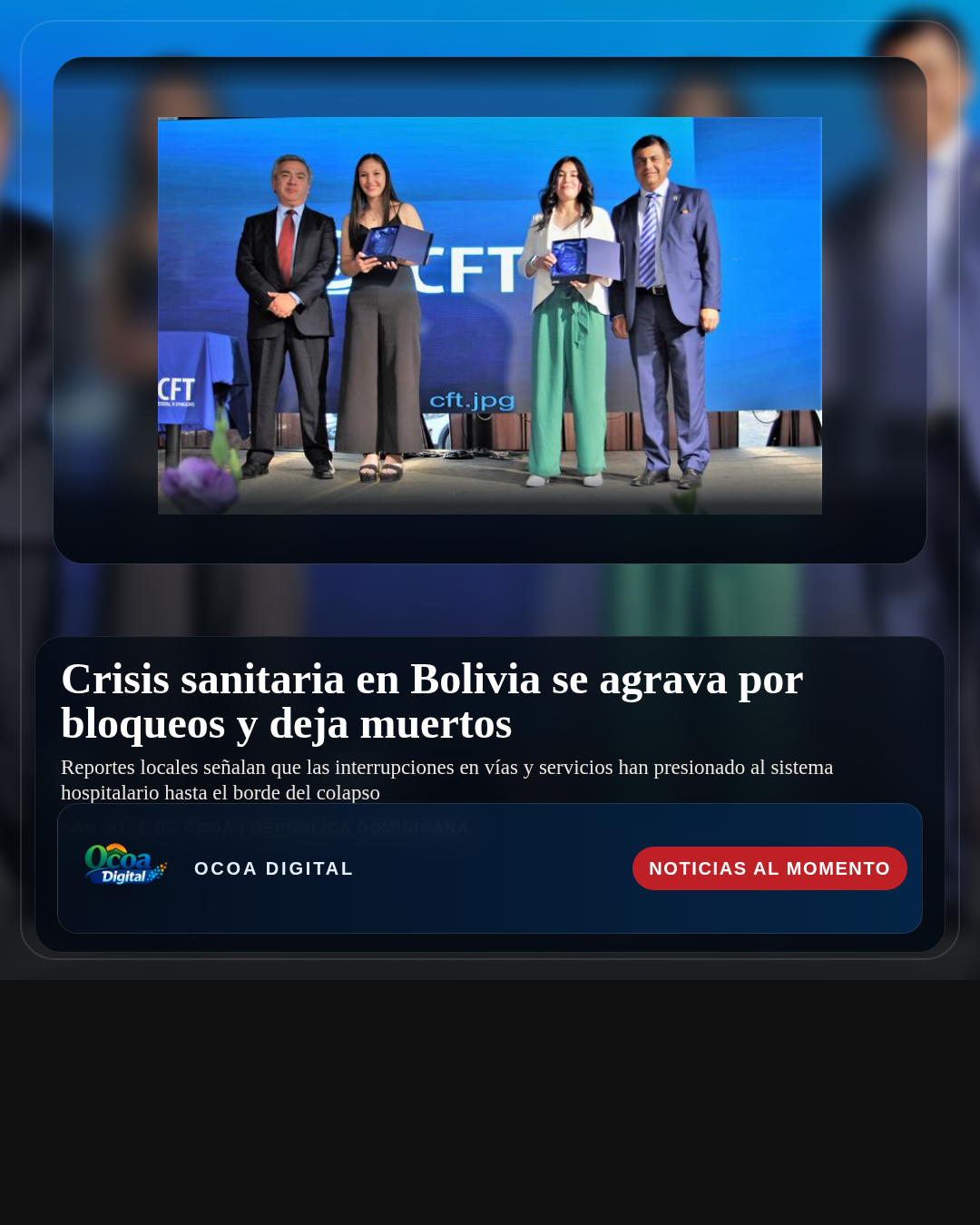 Crisis sanitaria en Bolivia se agrava por bloqueos y deja muertos