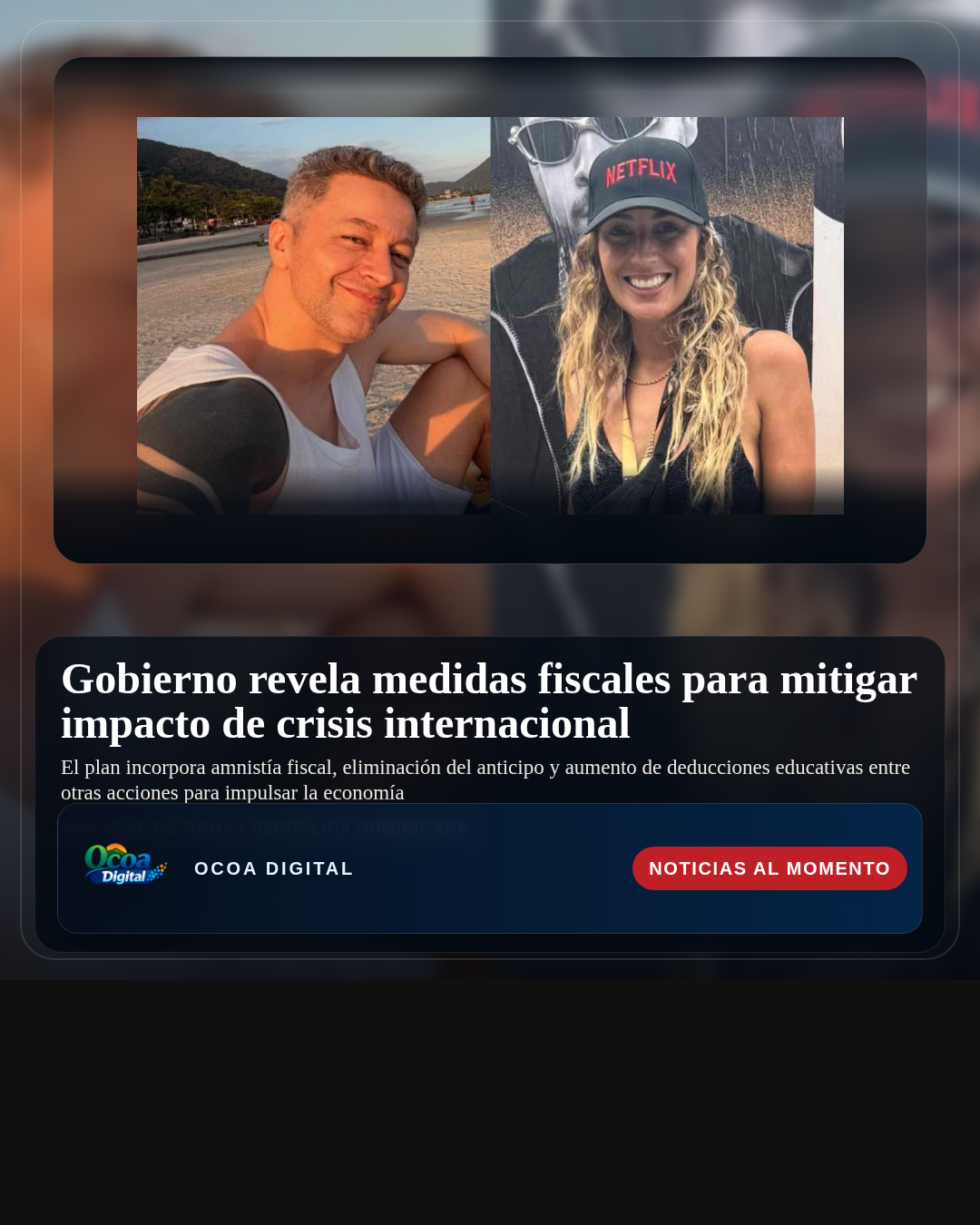 Gobierno revela medidas fiscales para mitigar impacto de crisis internacional