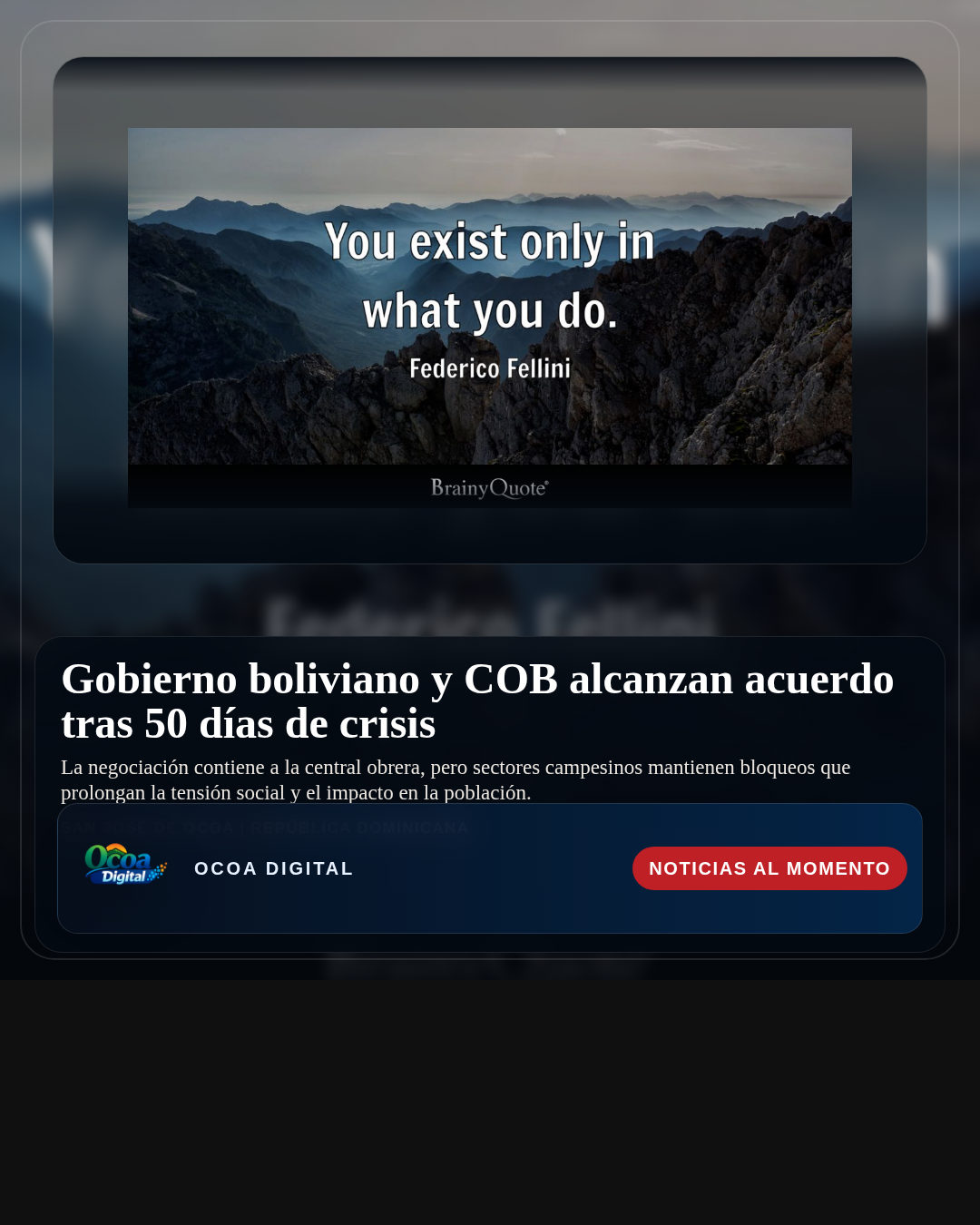 Gobierno boliviano y COB alcanzan acuerdo tras 50 días de crisis