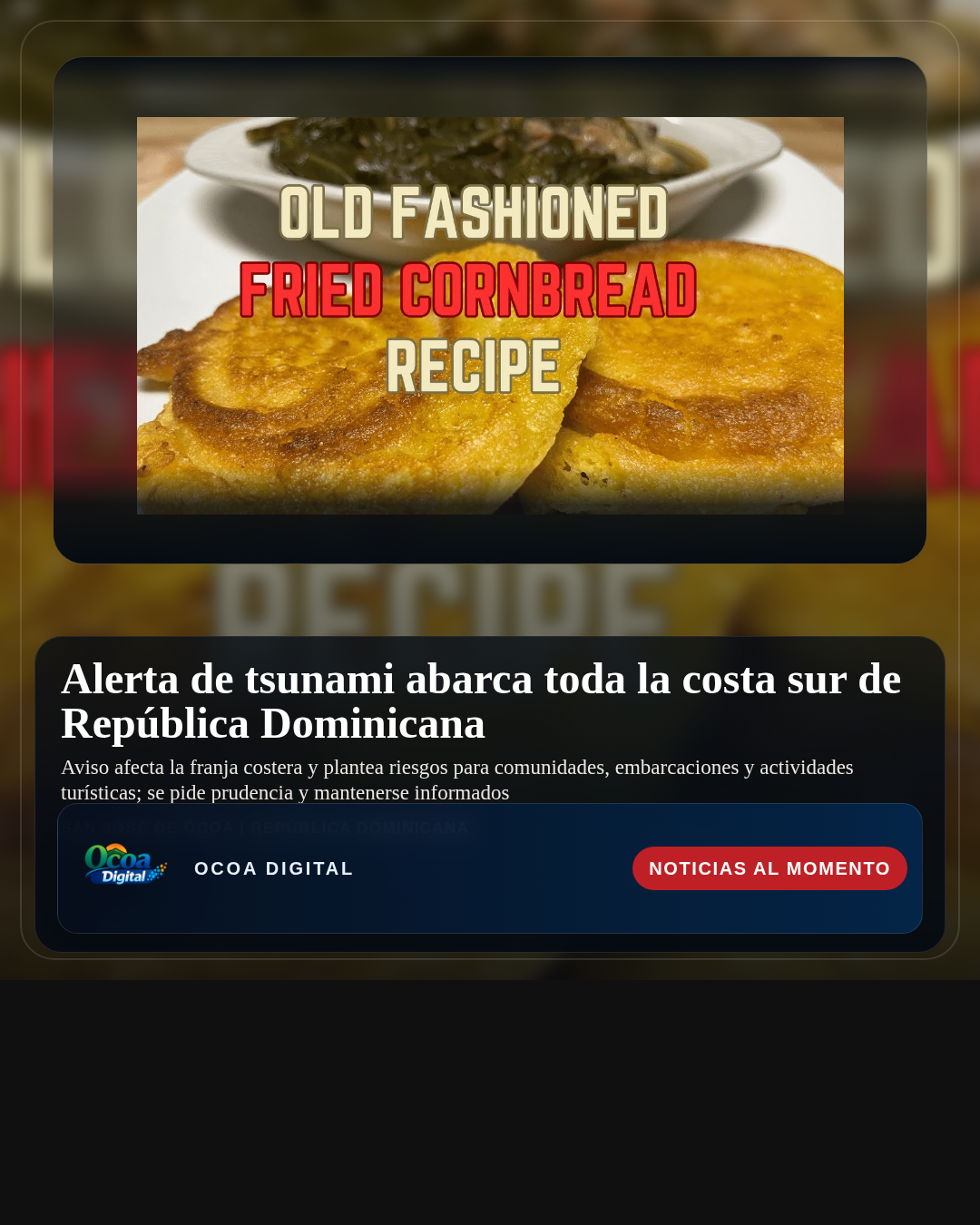 Alerta de tsunami abarca toda la costa sur de República Dominicana
