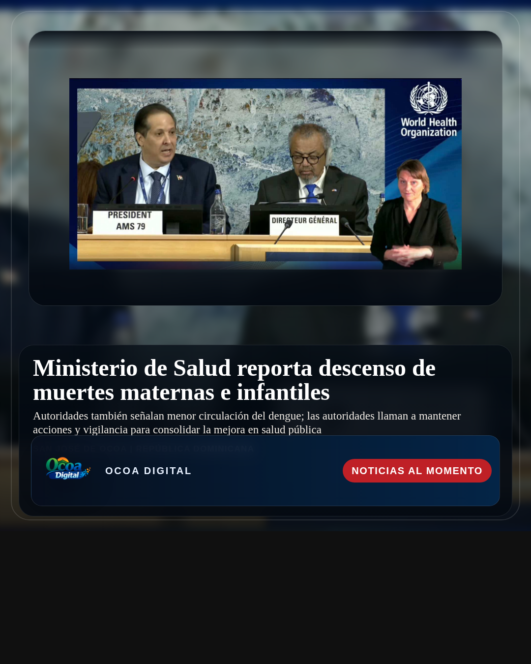 Ministerio de Salud reporta descenso de muertes maternas e infantiles