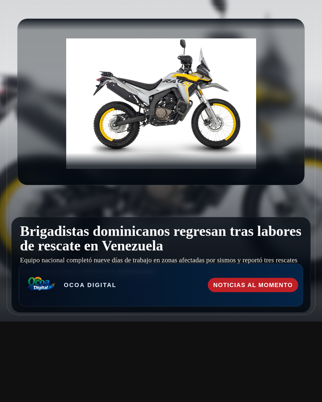 Brigadistas dominicanos regresan tras labores de rescate en Venezuela