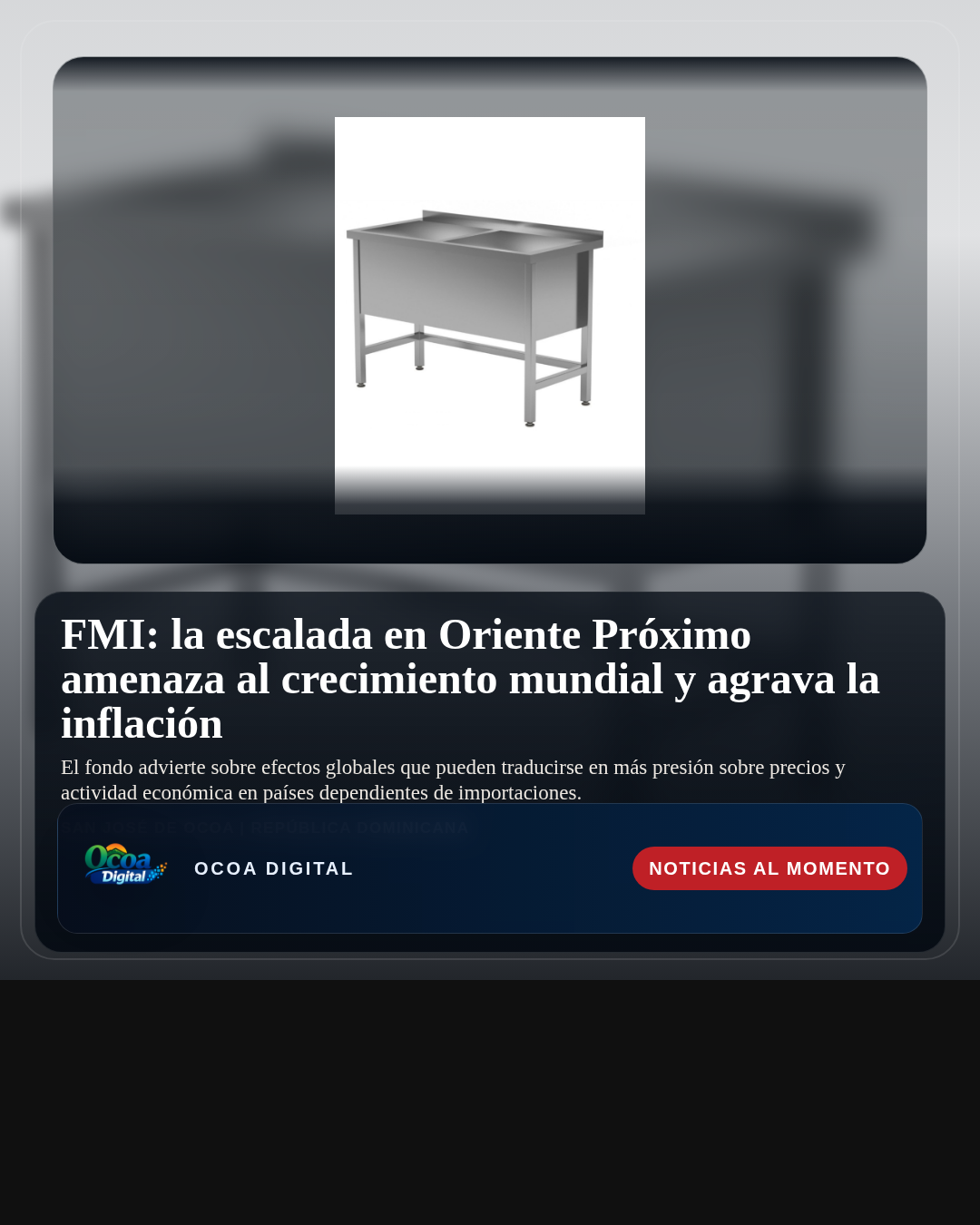 FMI: la escalada en Oriente Próximo amenaza al crecimiento mundial y agrava la inflación